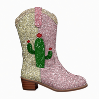 Bottes de neige LSJX pour femme, bottes de créateur en cuir, bottes de cowgirl décontractées, bottes de cowboy western, chaussures d'hiver en cuir pour femme
