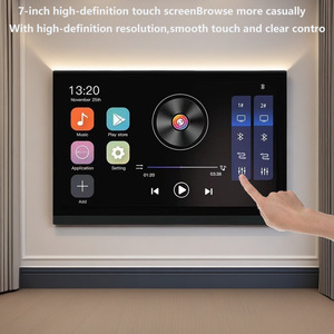 Amplificador de hogar de pantalla completa Android inteligente de 7 pulgadas receptores de reproductor de host de voz integrados para amplificador de hogar inteligente USB <span class=keywords><strong>Bluetooth</strong></span> - Product Image 2