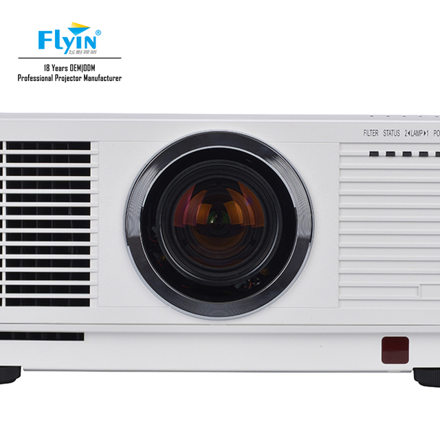 12000 Lumen 4K Professional Projector With Short Throw DLP Lens 3D Style for Home Theatre Large Venues