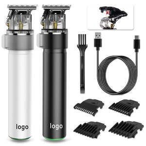 Tondeuse étanche de salon électrique de charge professionnelle pour la coiffure dans les salons de coiffure-Ciseaux de coupe de cheveux pour hommes - Product Image 2