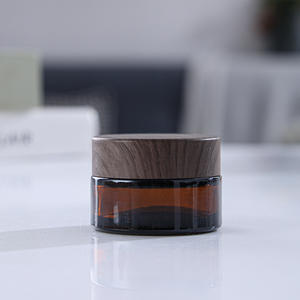 Múltiples tipos de envases de lujo botella de vidrio contenedor de cuidado de la piel botellas y juegos de tarros Frascos de vidrio marrón botella de crema ámbar - Product Image 3