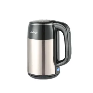 New item 2.5L Electric Kettle Double Layer Electric Water Boiler Customized Logo Kitchen Appliances Products