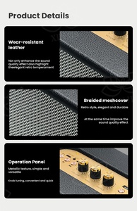 ลำโพงพกพาเบสหนักแบบเรโทรรุ่นใหม่ รองรับเมมโมรี่การ์ด 5.3 ลำโพงเสียงไฮไฟ กล่องเสียงคุณภาพสูง เครื่องเล่นเสียงไร้สายสำหรับใช้งานกลางแจ้ง - Product Image 5