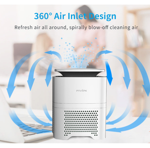 Mini <span class=keywords><strong>purificateur</strong></span> <span class=keywords><strong>d</strong></span>'<span class=keywords><strong>air</strong></span> de bureau à col blanc avec véritable filtre Hepa - Product Image 2