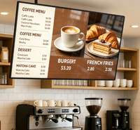 Écran d'affichage numérique pour menu de 21,5 pouces pour restaurant, écran tactile industriel RK3568 Android 11 tout-en-un