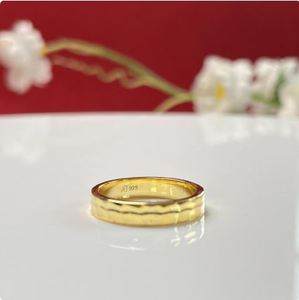 แหวนเงินเนื้อละเอียด4มม. ที่ละเอียดอ่อนเหมาะสำหรับสไตล์มินิมอลเครื่องประดับงานแต่งงานวันครบรอบและของขวัญพิเศษ - Product Image 4