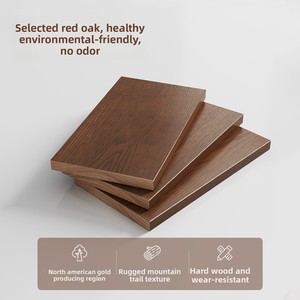 <span class=keywords><strong>Espejo</strong></span> de Cuerpo Entero Multifuncional de Roble Macizo con Panel Perforado para Almacenamiento y Ruedas para Dormitorio o Armario CYJ054 - Product Image 4