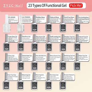 ZYZC เจลทาเล็บ UV เบสโค้ท เรซิ่นเนื้อแมท ปลอดสารพิษ เป็นมิตรกับสิ่งแวดล้อม ติดทนนาน แห้งเร็ว ใช้กับหลอดไฟ LED แห้งภายใน 30 วินาที - Product Image 3