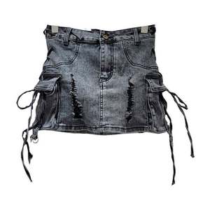 Pantalones cortos <span class=keywords><strong>negros</strong></span> con cordones laterales - Product Image 2