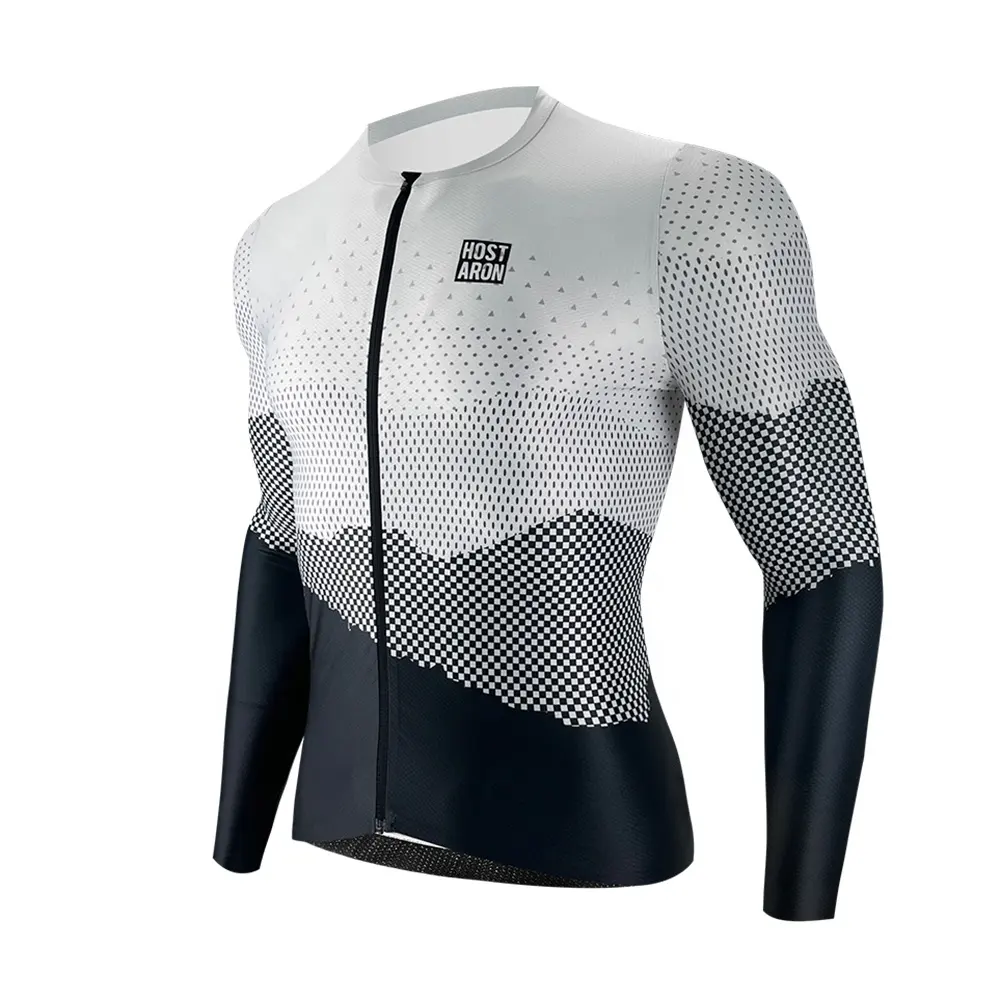 HOSTARON Cycling Shirt Men Crop Top T-shirt 2023 Pro Team Cycling Jerseys Bike Wear Clothes