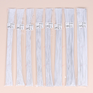 Al por mayor, 100 unidades/bolsa, alambre floral de varios calibres para tallos de <span class=keywords><strong>flores</strong></span> <span class=keywords><strong>artificiales</strong></span>, para decoración y manualidades. - Product Image 6