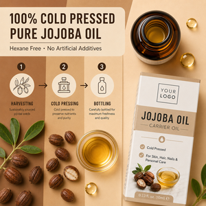 Aceite de cuidado 3 en 1 más vendido: hidrata la piel, suaviza la barba, nutre el cabello y el cuero cabelludo, mejora la piel áspera, para todo tipo de piel, aceite de jojoba. - Product Image 5