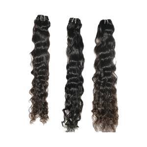 100% non transformés vierge indien Temple HD dentelle cheveux humains meilleure qualité cuticule aligné droite vague de corps naturel Super vague - Product Image 1