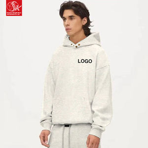 SK 380G 하이 스트리트 오버오버 오버 후드 스웻셔츠 남여 공용 미국 트렌디 겨울 아우터 사용자 정의 로고 포켓 디자인 - Product Image 2