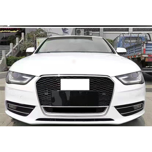 핫 세일 자동차 바디 키트 ABS 프론트 허니콤 메쉬 그릴 아우디 A4 <span class=keywords><strong>S4</strong></span> B8.5 RS4 퀘트로 스타일로 업그레이드 2013-2015 - Product Image 6