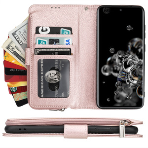 Custodia per telefono in pelle di Design stile per iPhone 15 Pro Max 12 13 14 16 17 16e <span class=keywords><strong>Samsung</strong></span> Galaxy S24 Ultra S25 <span class=keywords><strong>S23</strong></span> custodia per portafoglio Mobile - Product Image 1