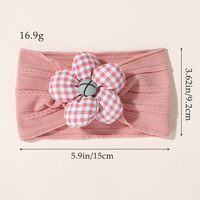 Nouvelle Collection : Bandeaux Coréens Mignons à Fleurs en Nylon Doux pour Bébés Filles, Accessoires Cheveux pour Nourrissons et Enfants, Bandeaux Plissés, Bijoux de Tête
