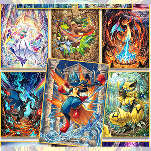 Cartes Pokémon à collectionner, mini-cartes peintes à la main, boîte mystère, première édition, jeux Game Boy, boîte en métal pour cartes, jeu de société - Product Image 5