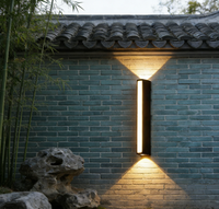 Lampes murales rétro LED pour l'extérieur, décoration intérieure et extérieure, lampes de nuit pour la maison, la chambre à coucher, l'allée, l'escalier, applique murale en laiton