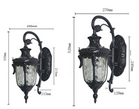 JYLIGHTING – applique murale extérieure étanche de style américain et européen pour villa, cour, couloir, balcon, coin de porte