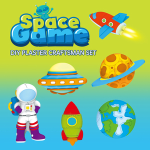 Juguete Educativo de Pintura DIY, Juego de Pintura Espacial de Yeso para Niños, Kit de Manualidades de Molde y Pintura para Niños - Product Image 6