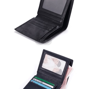 For Boshiho <b>RFID</b> Leather Card Holder and Business <b>Wallet</b> Men's & Women's Goat Leather Woven Cardholder for Credit & ID - Product Image 1