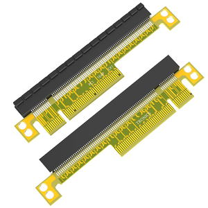 Extensor convertidor de adaptador de tarjeta vertical PCI-E <span class=keywords><strong>8X</strong></span> a 16X compatible con tarjetas 1X-16X 16 GB/s contactos chapados en oro Stock para escritorio/servidor - Product Image 6