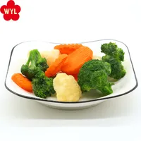 IQF karışık sebze dilimlenmiş havuç/brokoli/karnabahar dondurulmuş karışık sebze