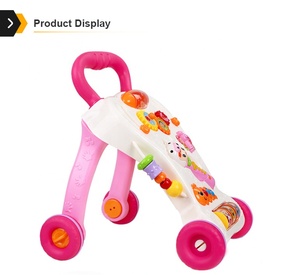 Jouet de <span class=keywords><strong>chariot</strong></span> d'activités d'apprentissage précoce pour bébé, multifonctionnel, siège à bascule, musical, marcheur simple pour bébé - Product Image 3