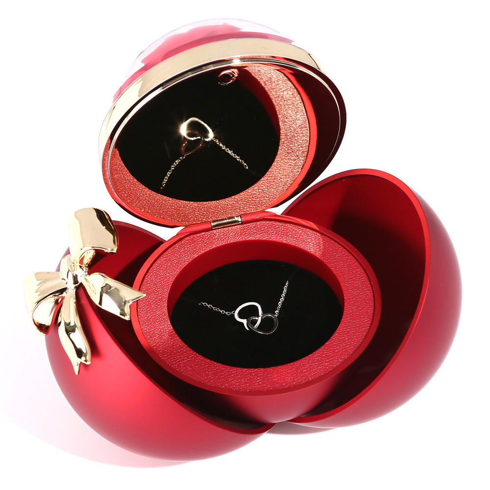 Necklace (Silver) + Red Gift Box