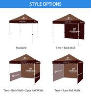 Carpa Comercial Plegable Impermeable de 10x10 para Vendedores de Alimentos, Ideal para Puestos de Mercado al Aire Libre (Venta al Por Mayor)