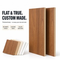 Panneau MDF haute densité de 25 mm d'épaisseur, panneau de fibres à haute résistance pour plateau de table et comptoir de bar