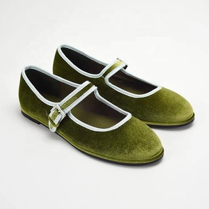 <span class=keywords><strong>Scarpe</strong></span> Mary Jane in <span class=keywords><strong>Velluto</strong></span> con Fibbia per <span class=keywords><strong>Donna</strong></span>, Nuovo Stile Casual Elegante con Punta Tonda e Tomaia Bassa, Colori Personalizzabili - Product Image 6