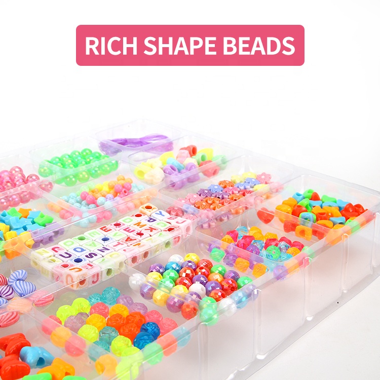DIY Новое поступление, игрушки для девочек, набор разноцветных бусин, развивающие игрушки для рук
