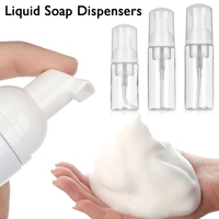 Bouteilles de pompe à savon moussantes en PET 100ml 50ml, 28/410 bouteilles de savon moussantes liquides vides pour le visage de 0,3 cc 50ml