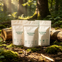Sac d'emballage écologique imprimé sur mesure pour les outils de plein air, les accessoires de camping, les produits de stockage de carburant