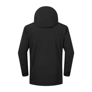 Chaqueta Impermeable de Viaje para Hombre CONMR Negra, Chaqueta de Senderismo de 3 Capas, Ligera, Transpirable, Chaqueta de Lluvia para Exteriores, <span class=keywords><strong>Cortavientos</strong></span> Deportivo - Product Image 2