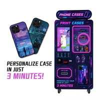 Máquina Expendedora de Fundas para Teléfonos de Mínimo Mantenimiento, Máquina Expendedora de Impresión de Fundas para Teléfonos, Uso Comercial en Cruceros y Salas de Juegos
