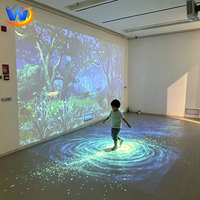 Sistema de Proyección de Realidad Aumentada (RA) Interactivo e Inmersivo para Pared/Suelo, Sala de Proyección de Experiencia Inmersiva