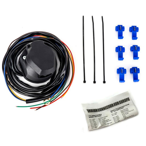 Kit électrique 12V 7 conducteurs 7 broches Câble de <span class=keywords><strong>remorque</strong></span> universel Barre de remorquage avec jeu de vis de protection Assemblage - Product Image 3