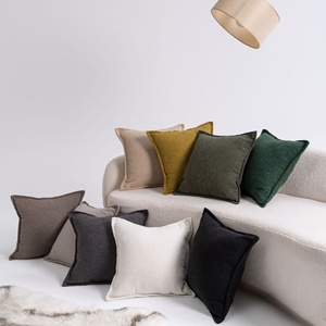 Nordic Luxury Farmhouse Square Throw Pillow Covers Decorative Cushion <strong>Bedding</strong> Home Decor Removable Washable - Product Image 2