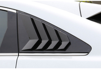 Stores de lunette arrière et persiennes latérales noires brillantes OEM Pièces automobiles pour la ventilation du quart de fenêtre