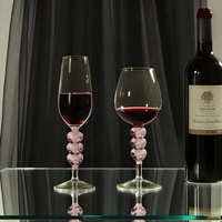 Lelyi – Nouvelle Coupe à Cocktail Créative Haut de Gamme en Forme de Cœur, Verre Gobelet Simple et Élégant pour Femme
