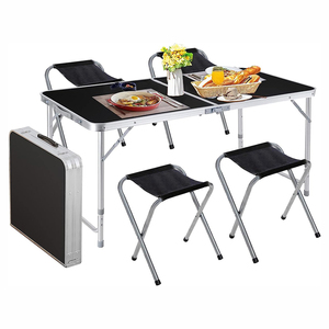 <span class=keywords><strong>Table</strong></span> à manger pliable de <span class=keywords><strong>camping</strong></span> en aluminium à hauteur réglable portable <span class=keywords><strong>pour</strong></span> événements en plein air mariage - Product Image 2