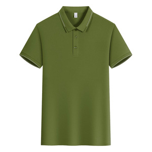 Polo Shirt Unisex Short Sleeve Solid Color Polyester Workwear Daily Use - Product Image 2