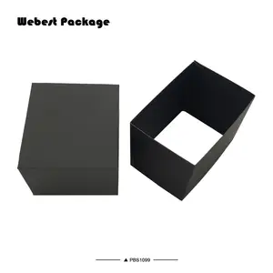 Webest豪华塑料旅行首饰盒设计定制黑色首饰盒珠宝小盒