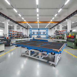 New Air <b>Float</b> Glass Tilting Cutting Table Easy Handing and Shifting Movement Strong Metal <b>Frame</b> Selling - Product Image 1