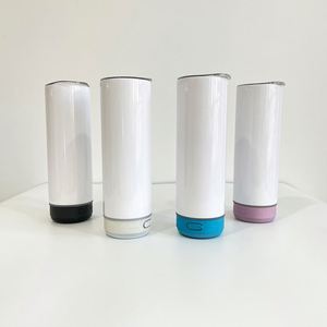 Nouveau Gobelet Musical Isotherme en Acier Inoxydable de 20 oz, Sublimation Luminescente dans le Noir, avec Haut-parleur et Pailles, pour Cadeaux Personnalisés - Product Image 2