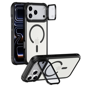 Funda Protectora Transparente con Soporte Plegable para Teléfono Lichicase para <span class=keywords><strong>Samsung</strong></span> S26 S26 Plus S26 Ultra S26 Edge - Product Image 1