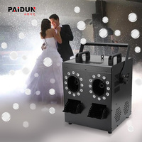 Machine à fumée et bulles LED RGB 1500W avec contrôle DMX et 2 dispositifs à effet de fumée pour mariages
